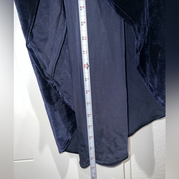 navy velvet dress - Picture 7 of 7